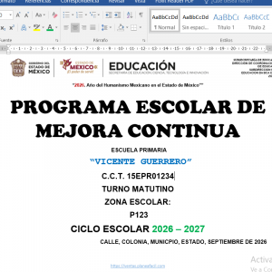PROGRAMA DE MEJORA CONTINUA NEM (ANTES PEMC)